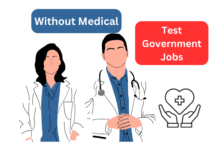 best 8 without medical test government jobs list in india